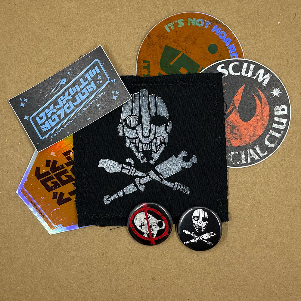 Skeleton Crew Inspired 4" Fabric Patch