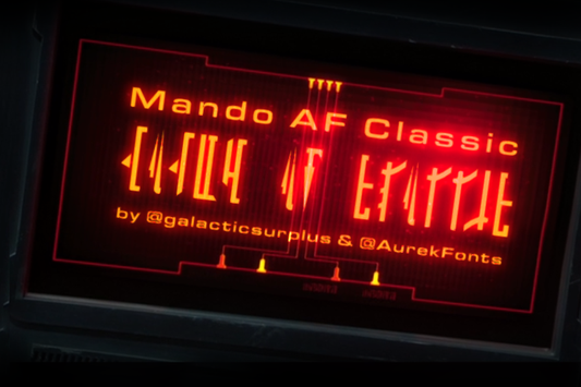 Mandalorian Font (Free download)