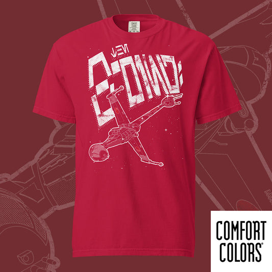 The B-wing - Unisex garment-dyed heavyweight t-shirt