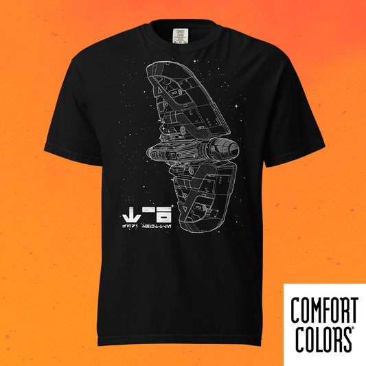 T-6 Shuttle - Unisex garment-dyed heavyweight t-shirt