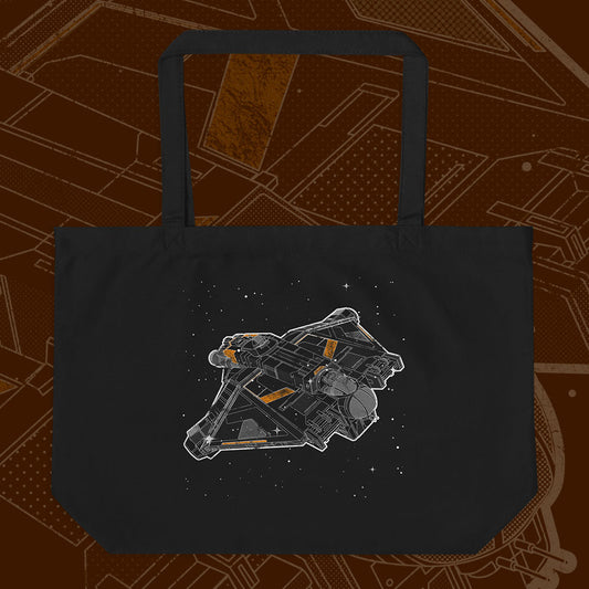 Ghost - Large organic tote bag