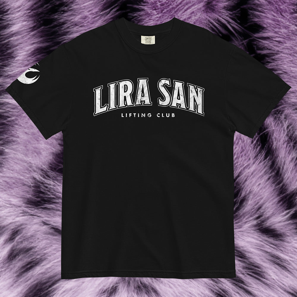 Lira San Lifting Club - Unisex garment-dyed heavyweight t-shirt – Galactic  Surplus Co.
