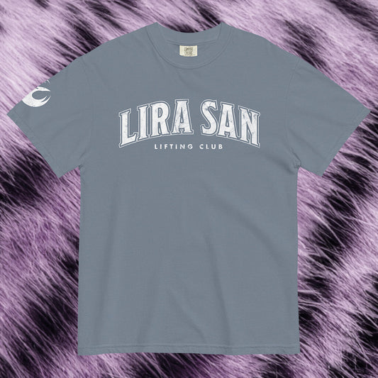 Lira San Lifting Club - Unisex garment-dyed heavyweight t-shirt