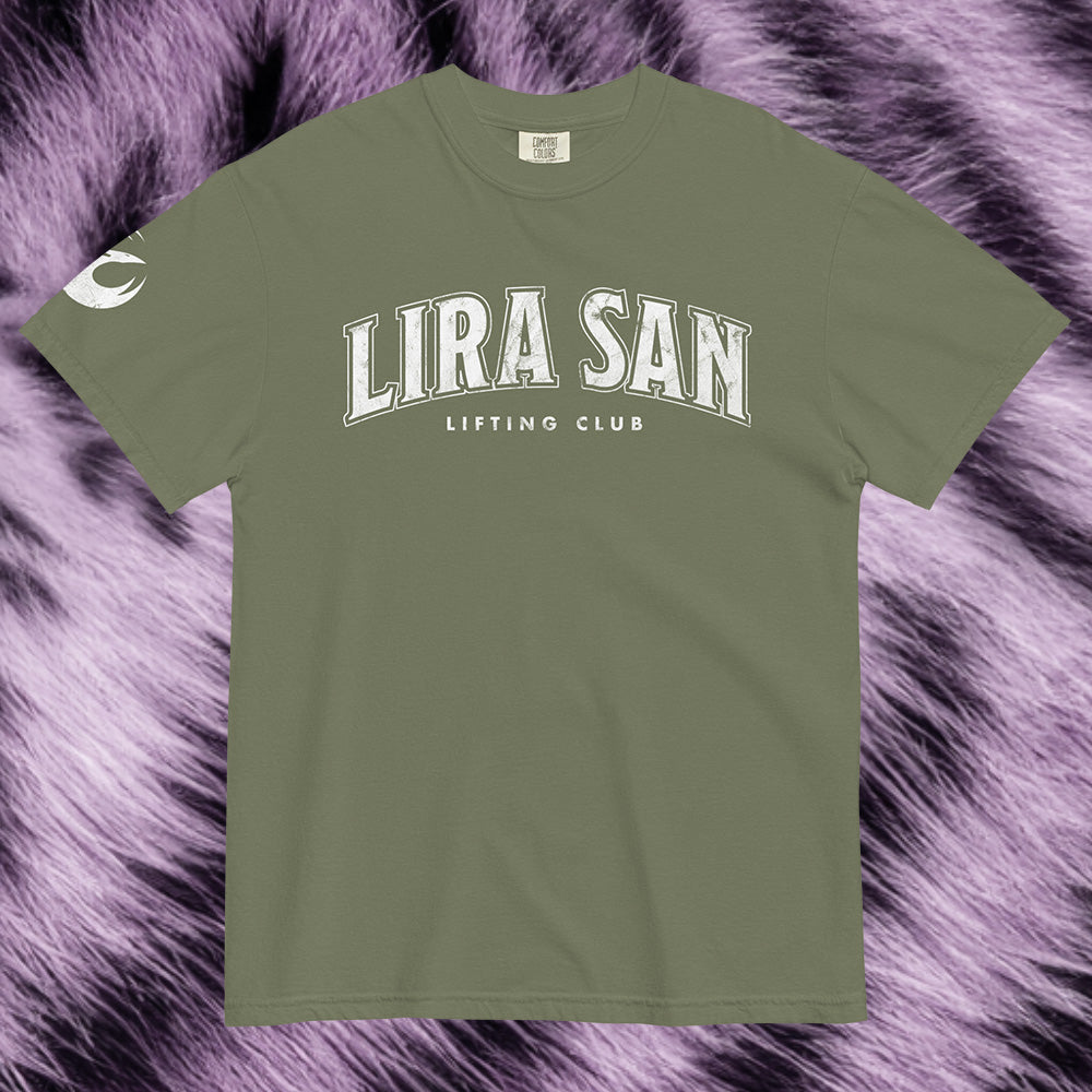Lira San Lifting Club - Unisex garment-dyed heavyweight t-shirt