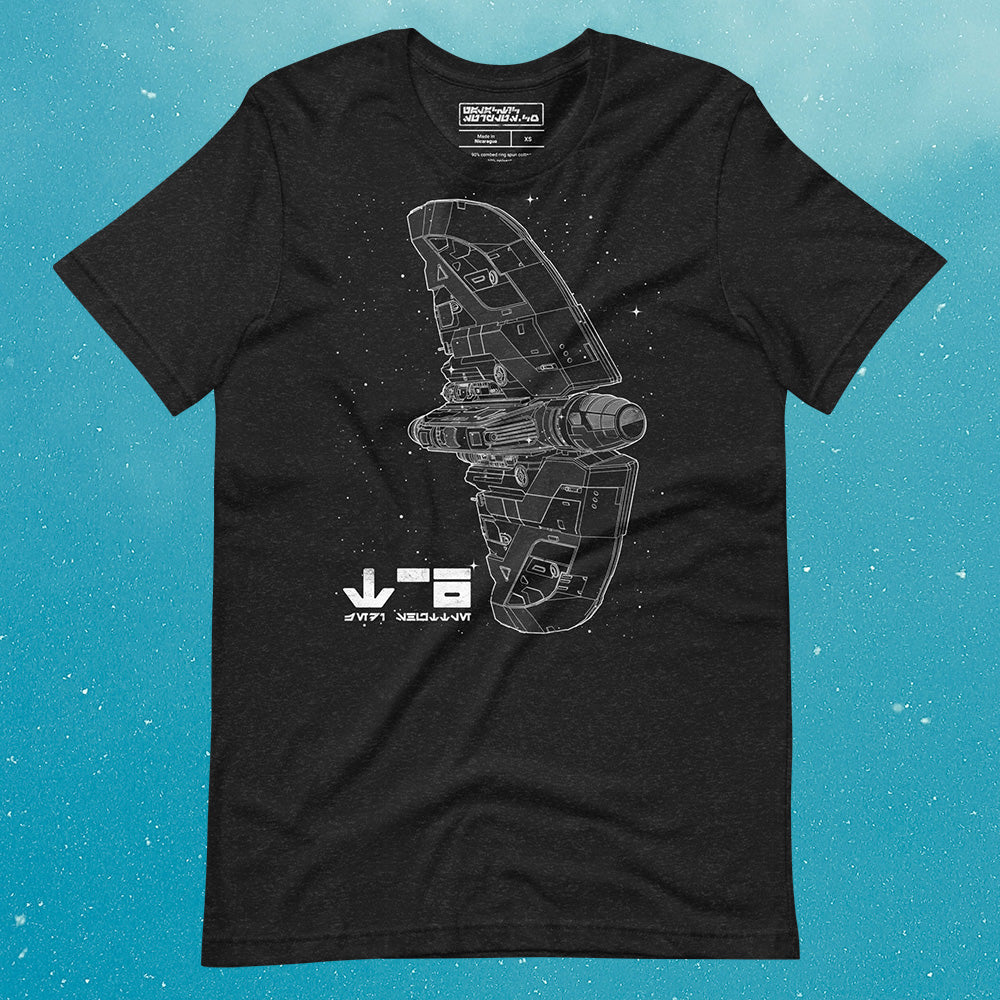 T-6 Jedi Shuttle - Unisex t-shirt