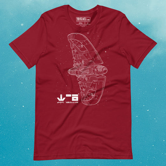 T-6 Jedi Shuttle - Unisex t-shirt