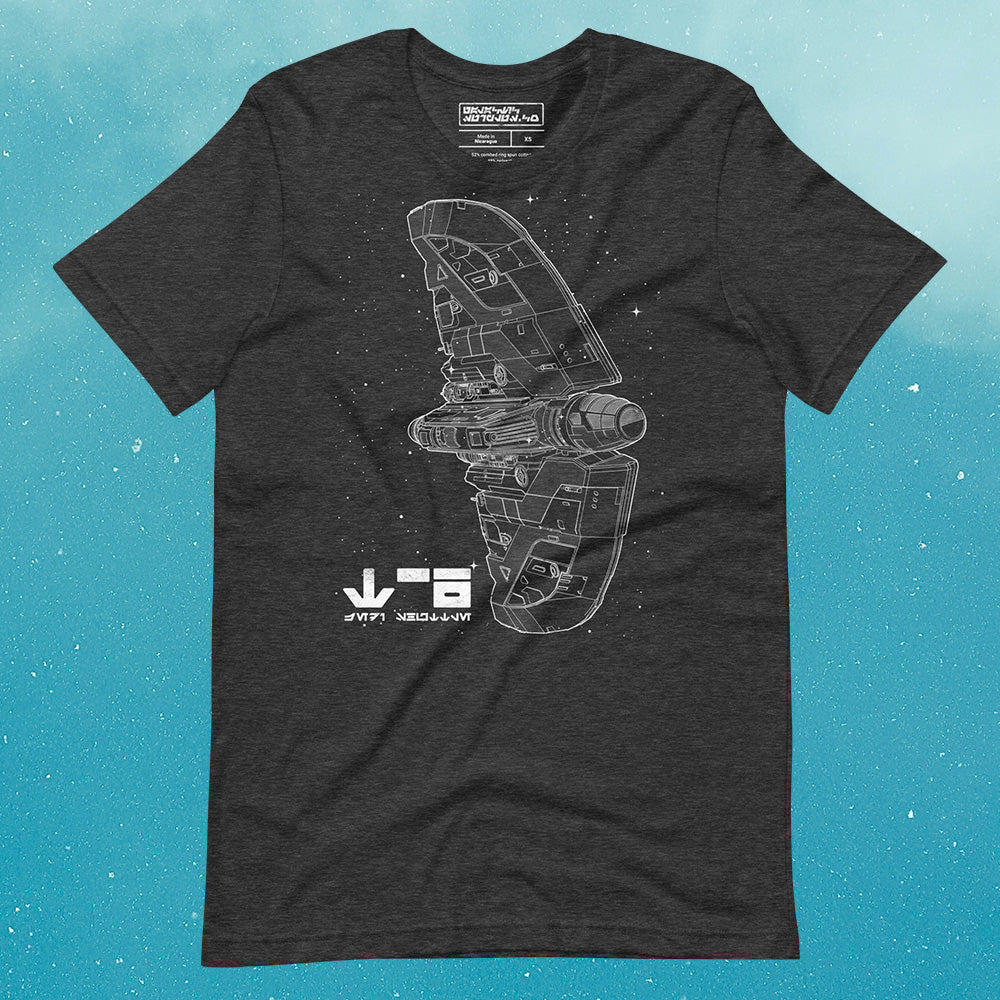 T-6 Jedi Shuttle - Unisex t-shirt