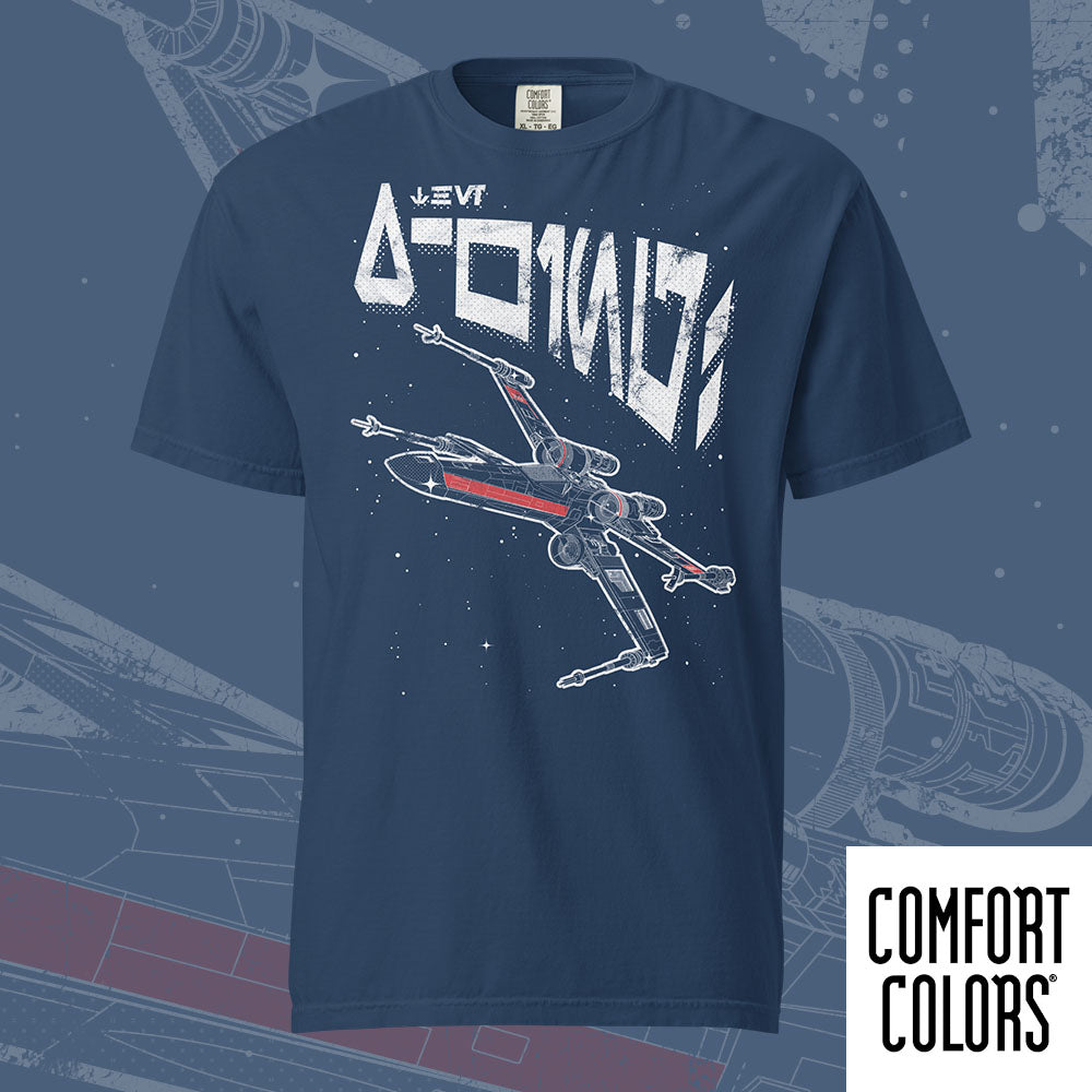 The X-wing - Unisex garment-dyed heavyweight t-shirt