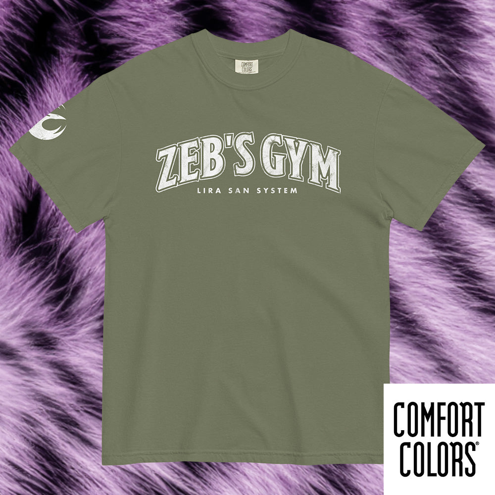 Zeb's Gym - Unisex garment-dyed heavyweight t-shirt