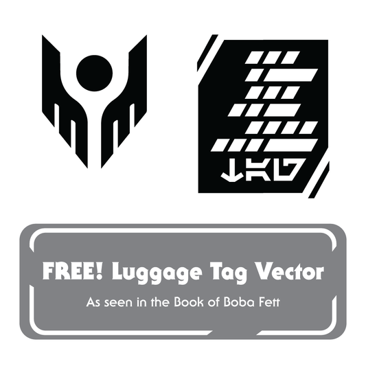 FREE! Luggage Tag Vector
