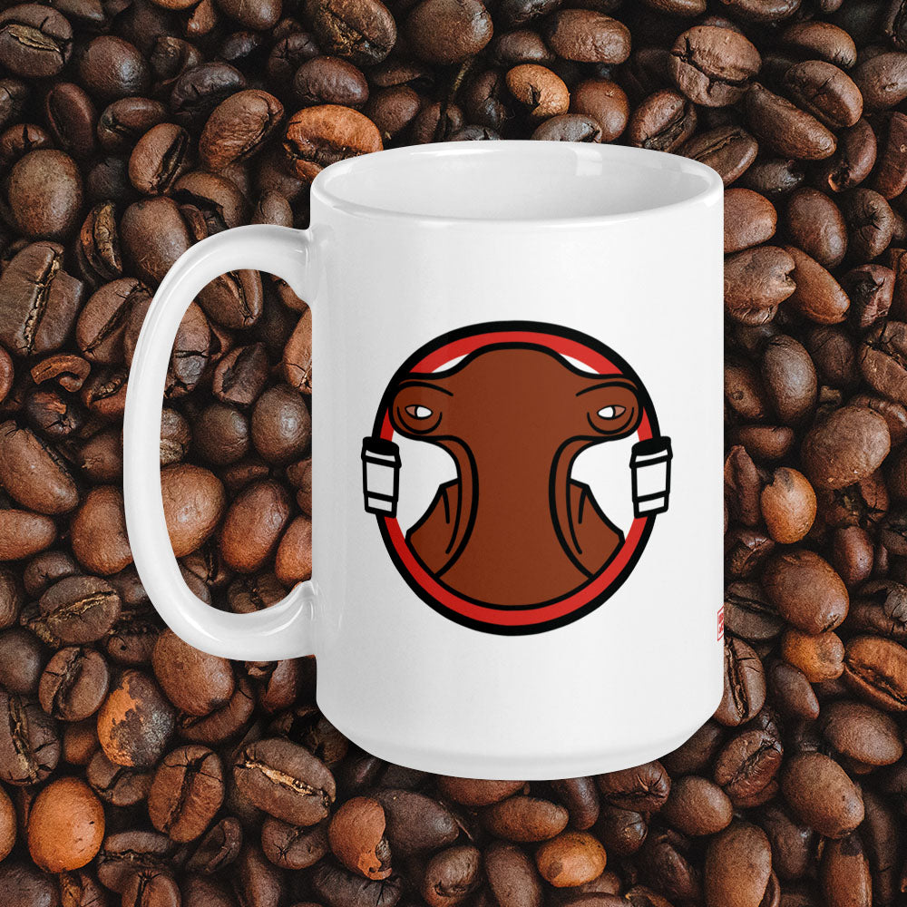 Hammerhead Caf - White glossy mug